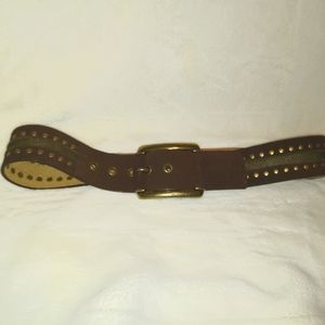 Michael Kors brown leather belt M